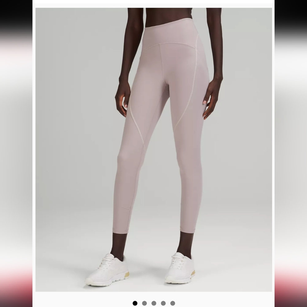 NWT Lululemon Power Thru HR Tight 25" Colour Seam, Size 4